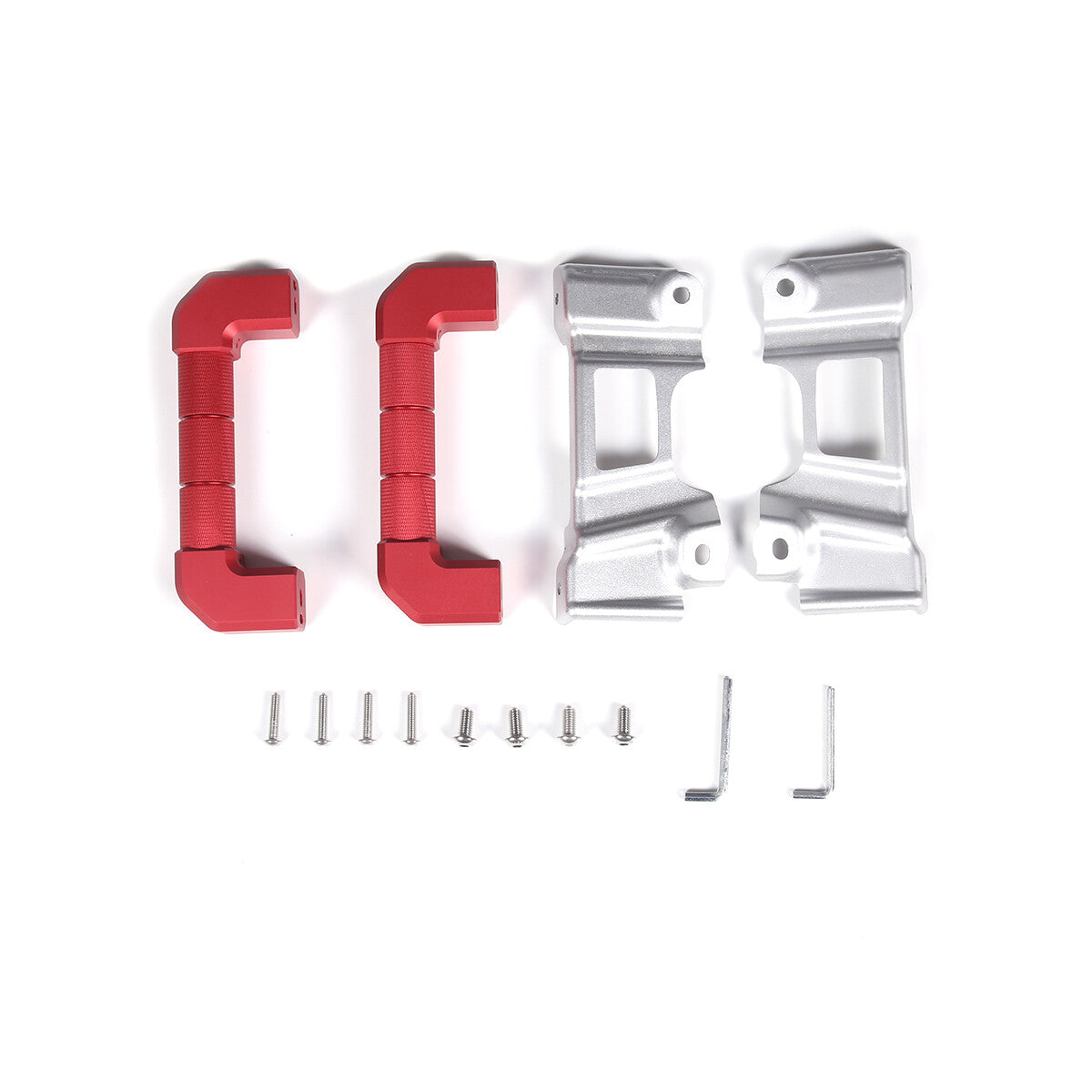 For Toyot-a FJ Cruiser 07-21 A-Pillar Grab Handle Replacement Aluminium Red 4