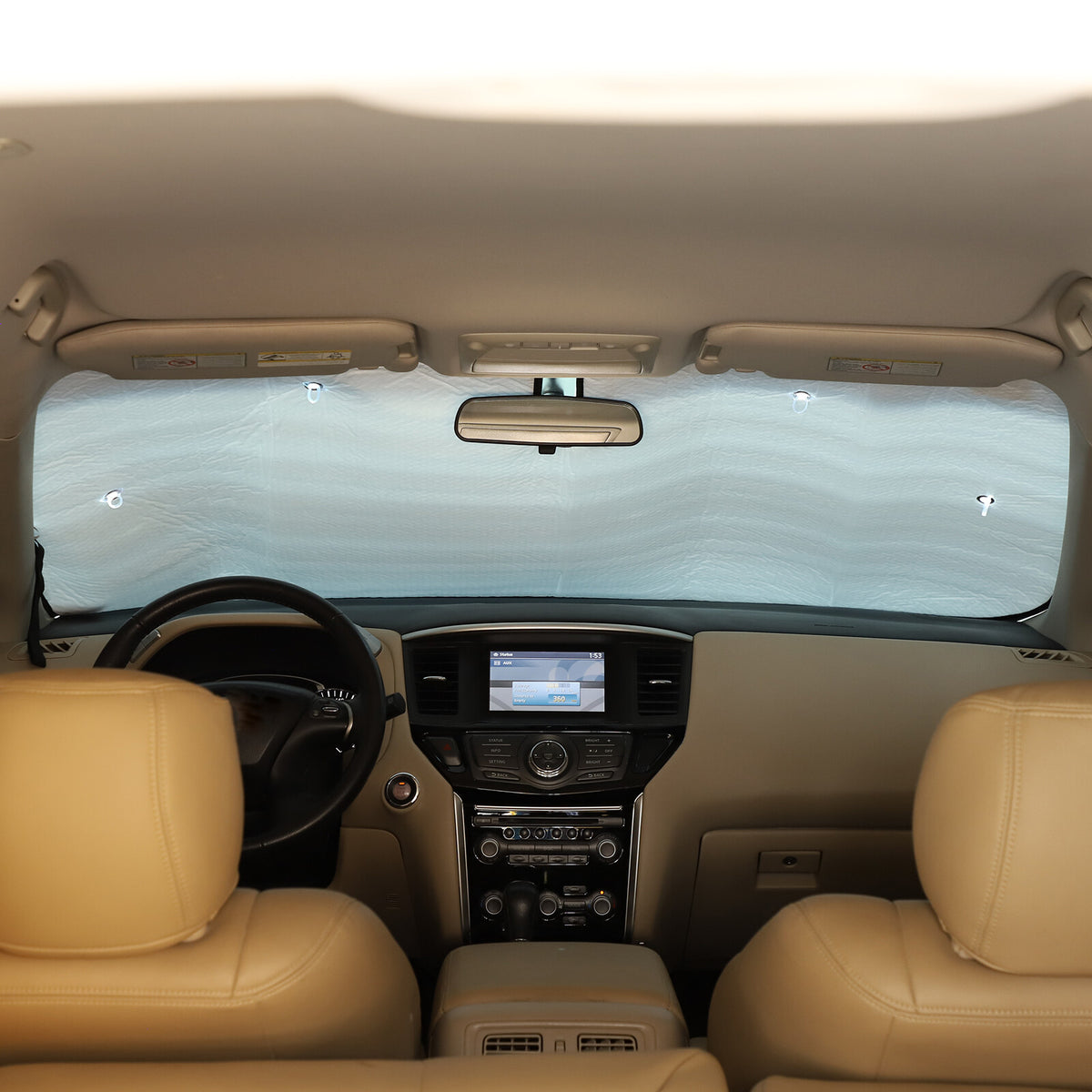 Car Full Window Sunshade Cover Shades Sun Visor for Nissan Pathfinder 13-18 US 14
