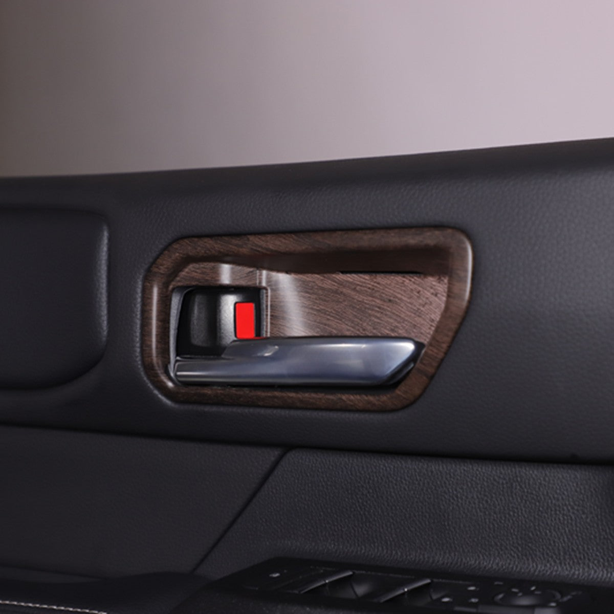 Grain Interior Door Handle Bowl Frame Trim For Toyota Land Cruiser LC250 24+ US 17