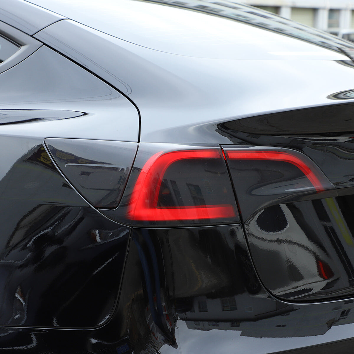 Smoked Headlight & Taillight Cover Trim For Tesla Model 3 2017-22 Model Y 21-24 21