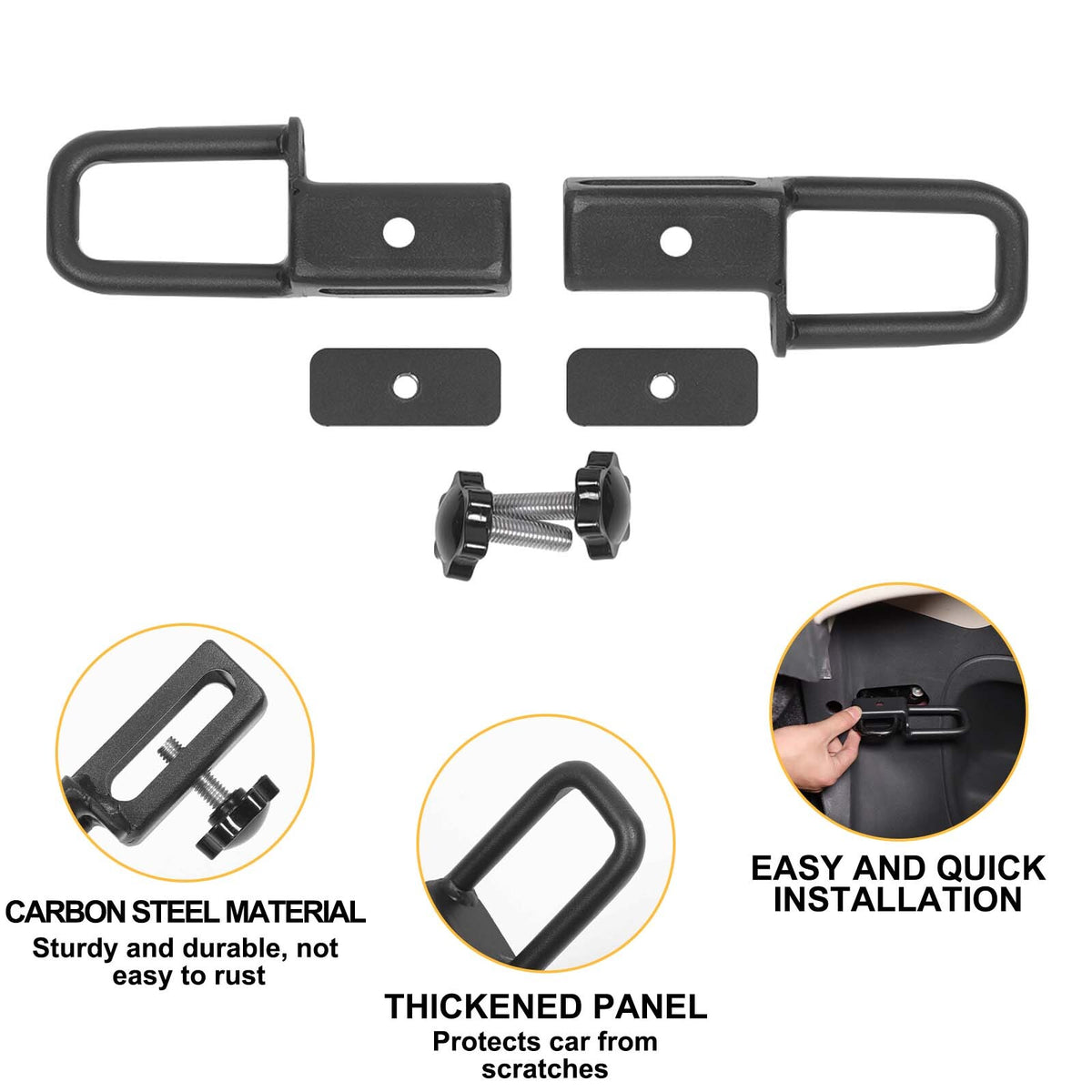 Steel Rear Seat Backrest Adjustment Upright Bracket Trim For Fiat 500 2007-15 4