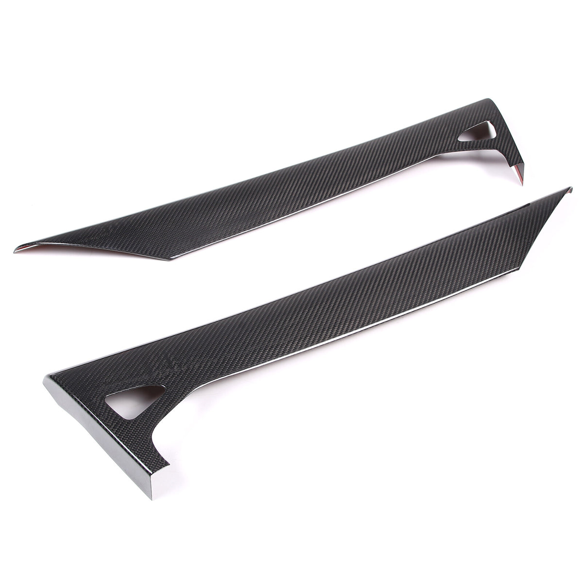 Real Carbon fiber Interior Door Upper Panel trim Cover For Corvette C8 20-26 US 13