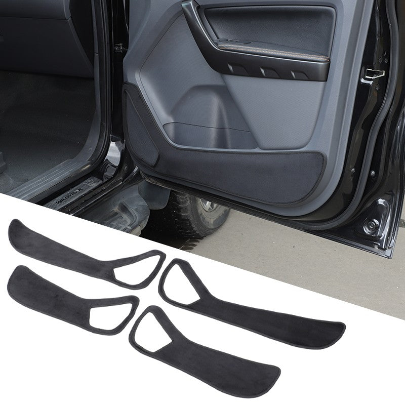 Door Side Anti-Kick Anti-Dirty Guard Cover Trim For Ford Ranger T7 T8 2015-2021 22