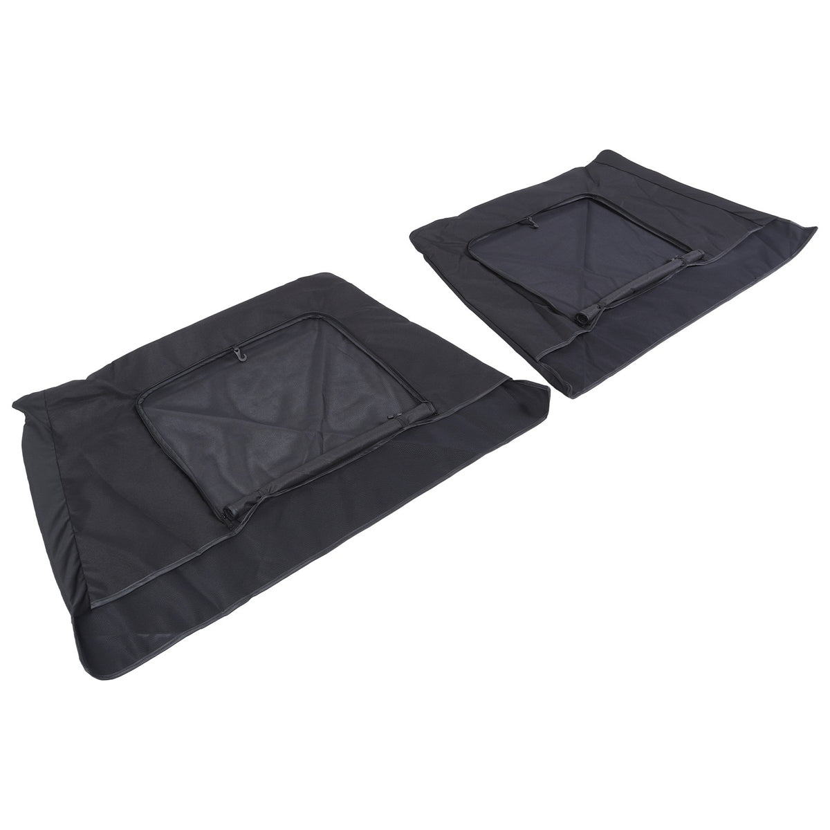 Black ABS Rear Window Visor Sun Shade Cover For Volvo XC90 2015-2024 4