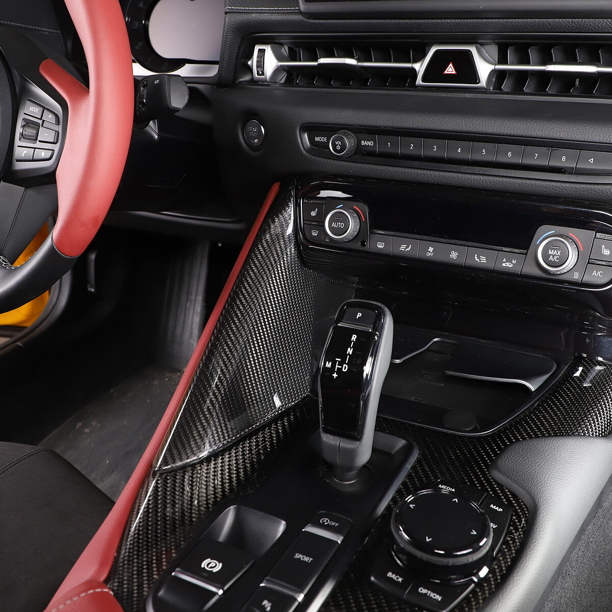 Real Carbon Fiber Full Interior Set Decor Trim Kit For Toyota Supra A90 MK5 19+ 60