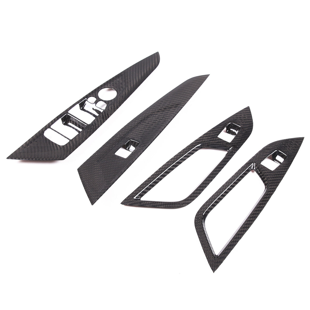 Real Carbon Fiber Window Lift Button Trim Cover For BMW 4 Series G26 2021-22 7