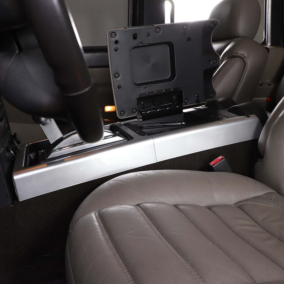 Silver Interior Gear Shift Panel Side Trim Cover For Hummer H2 2003-2007 10