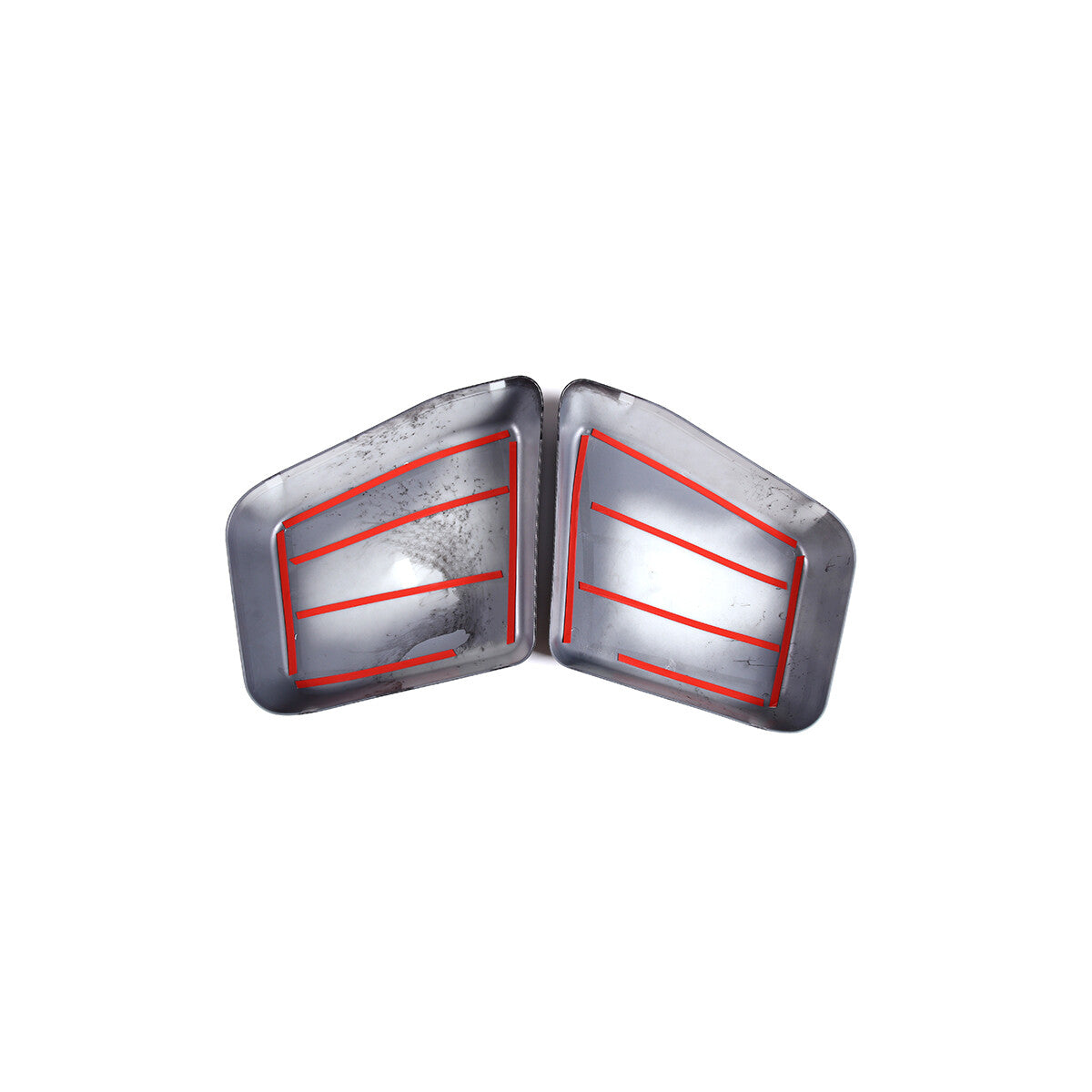 Carbon Style Front Hood Side Air Intake Vents Covers Trim For HUMMER H2 2003-09 6