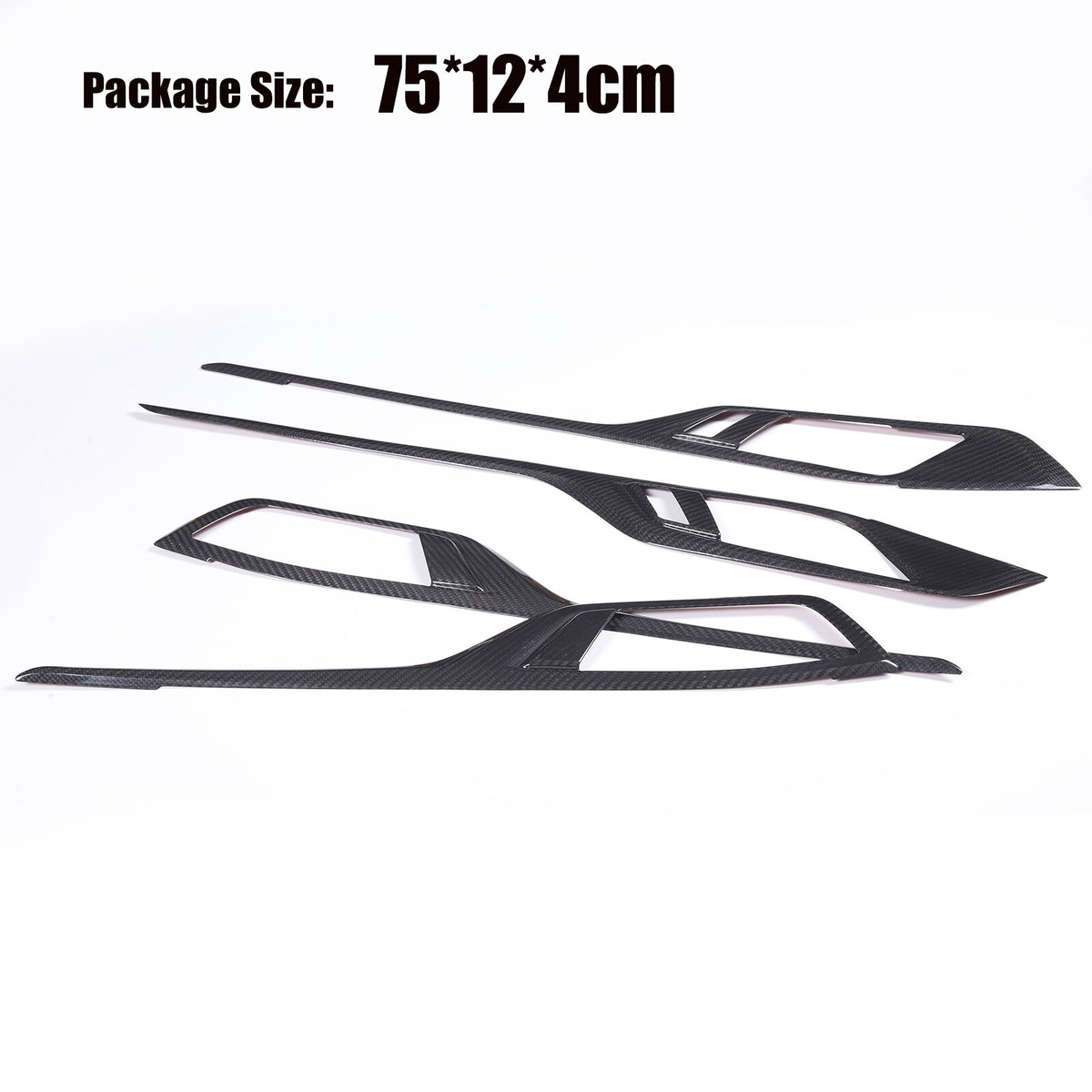 Real Carbon Fiber Interior Door Panel Trim For BMW 4 Series G26 430i 440i 22-24 18