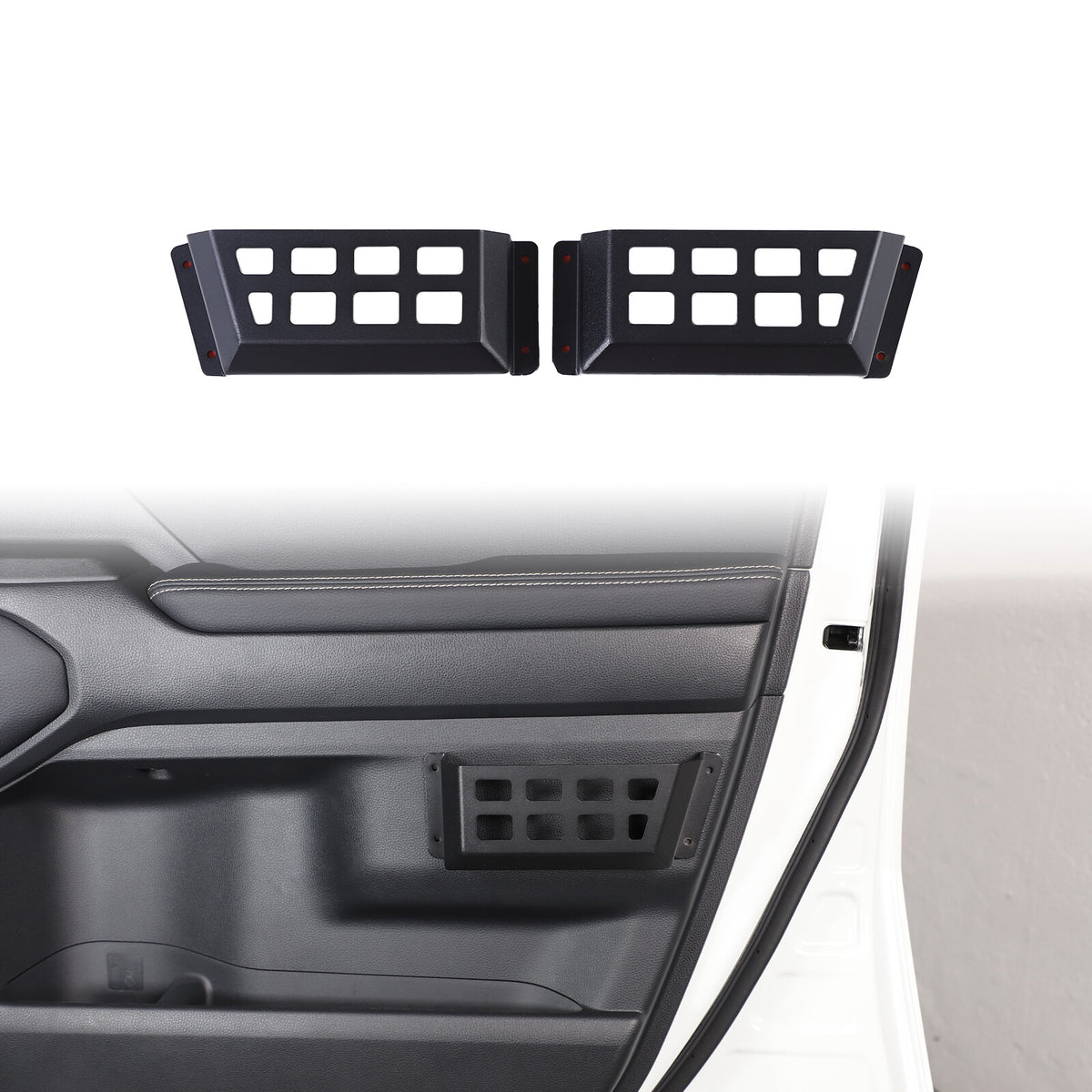Black Car Door Storage Box Molle Panel Basket For Toyota Land Cruiser LC250 24+ 4