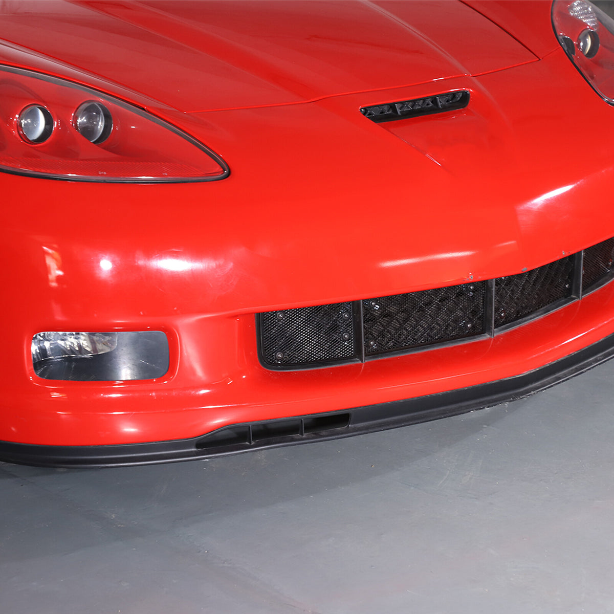 Front Grille Guard Side Vent Intake Mesh Grille Insert For Corvette C6 05-13 10