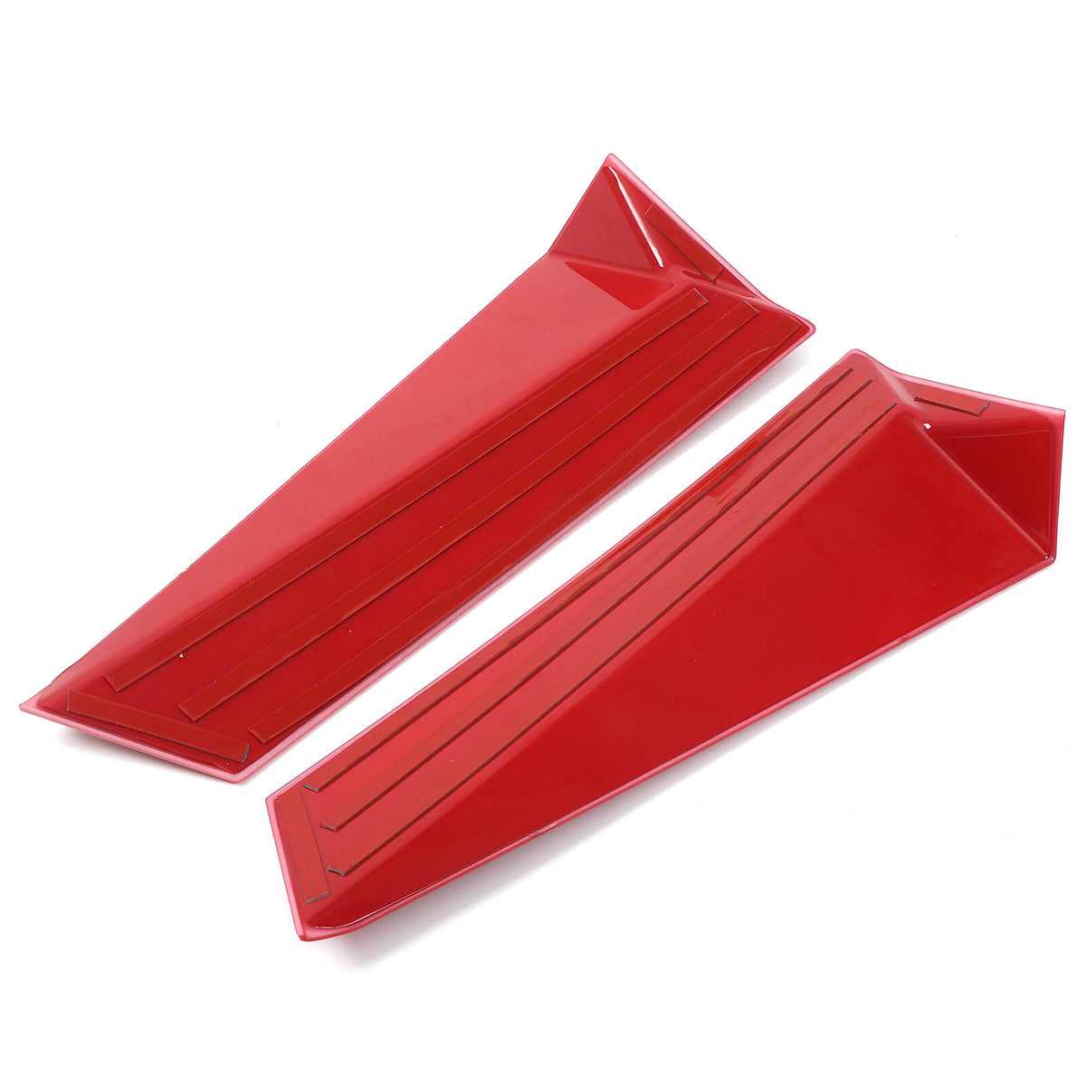 ABS Red Rear Windshield Spoiler Trim Strip For Corvette C8 Coupe 2020+ 9