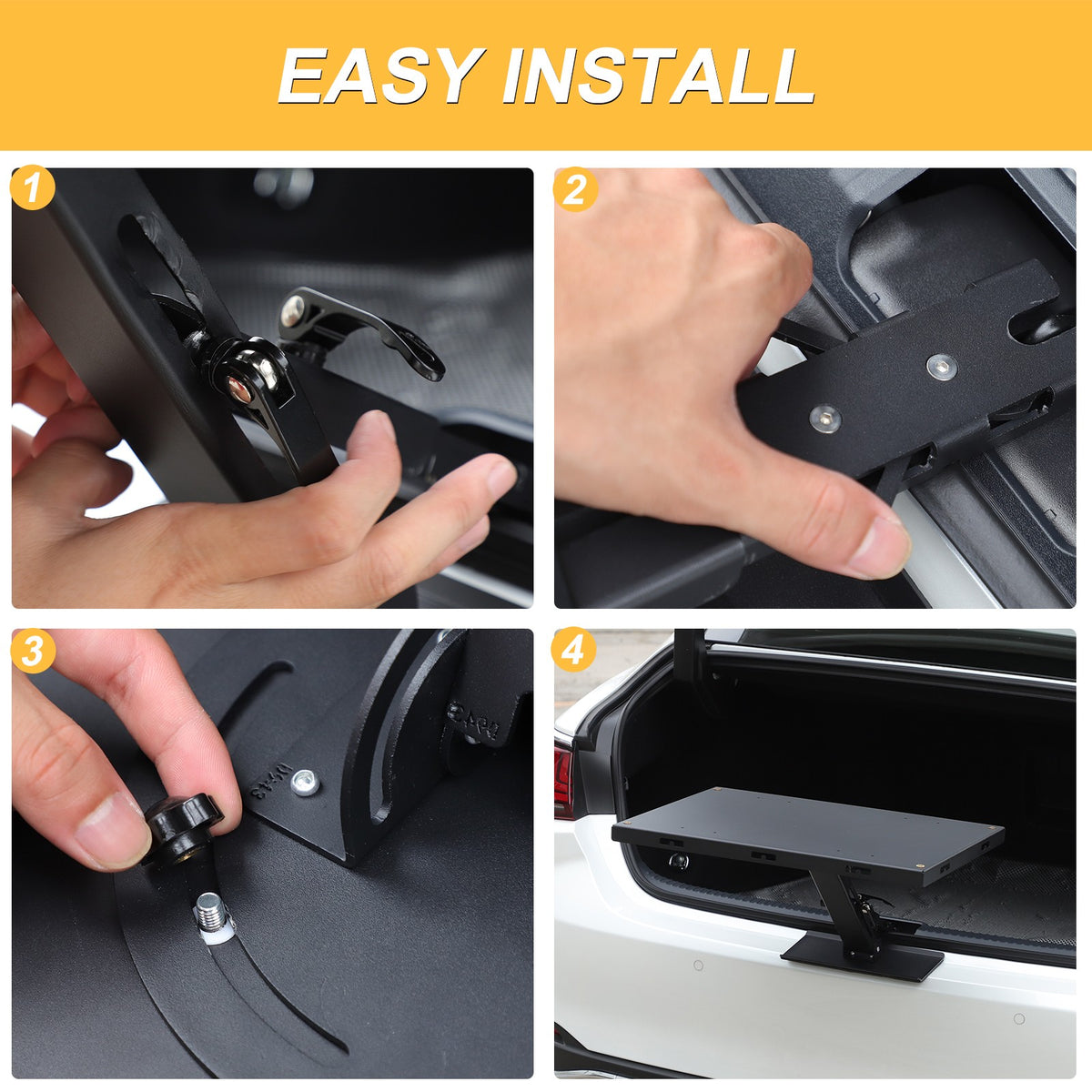 Car Camping Portable Trunk Lock Latch Table For Lexus ES 2018+ 6