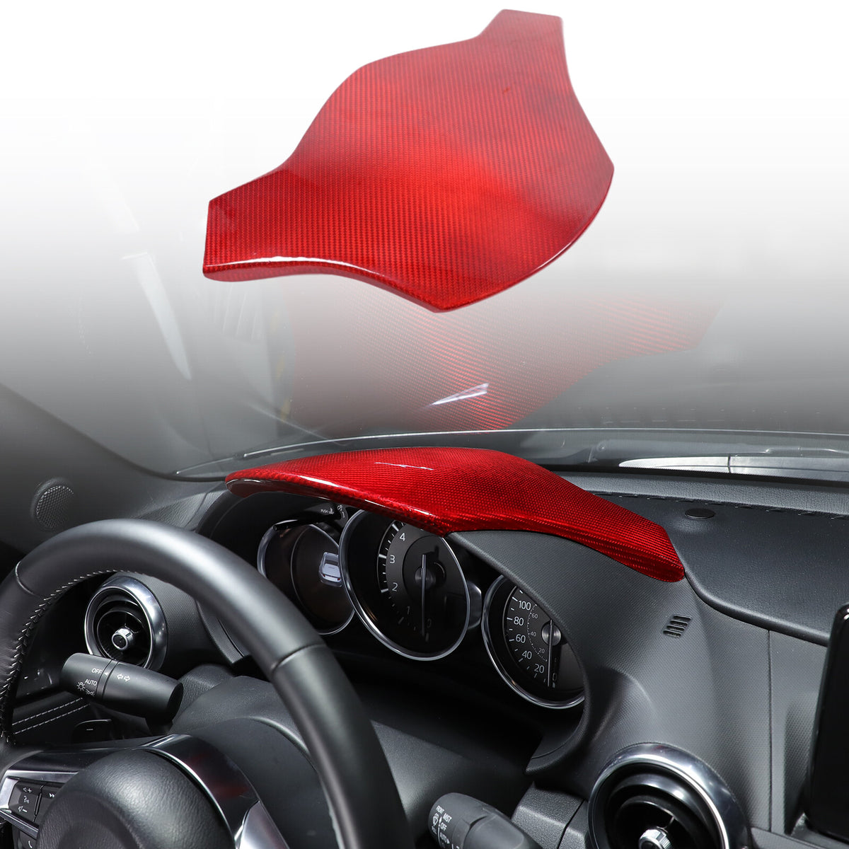 Red Real Carbon Fiber Interior Full Interior Trim For Mazda MX-5 Miata 2016-2026 - Variants 1-5 54