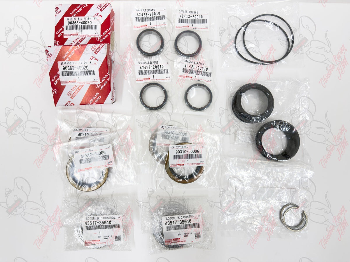 Toyota OEM Rear Axle Bearing & Seal Kit with ABS SET for T100 Tacoma 4Runner 6