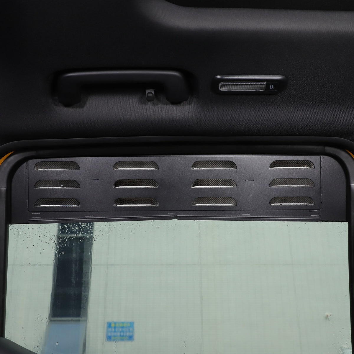 Aluminum Rear Door Window Louver Air Vent Panel Trim For Ford Ranger T9 2023+ 11