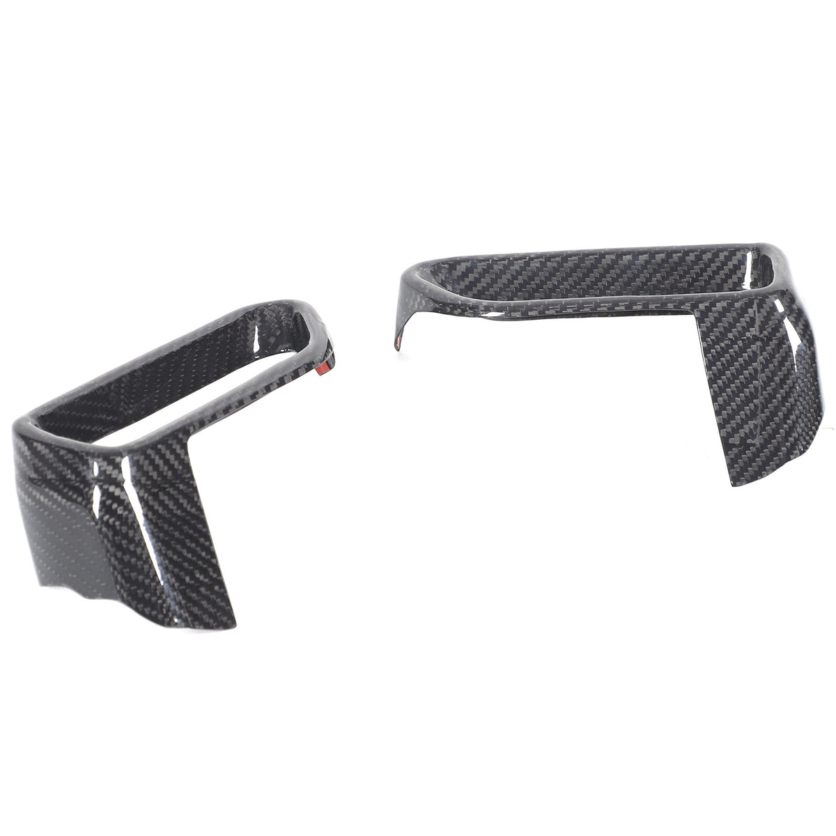 Real Carbon Fiber Center Console Side Air Vent Outlet Trim For Lotus Emira 23-25 10