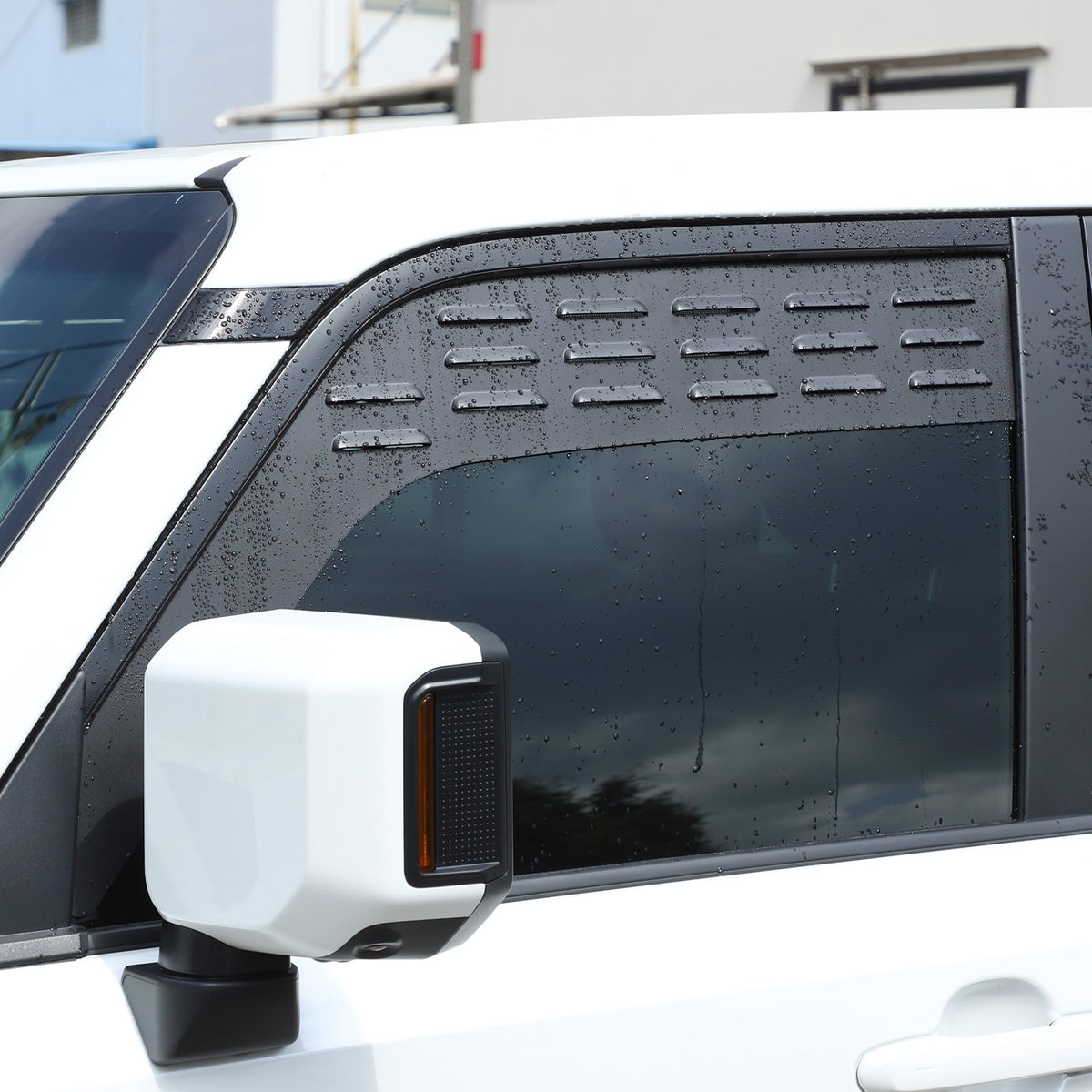Front & Rear Window Louver Air Vent Trim For Toyota Land Cruiser Prado LC250 24+ 8