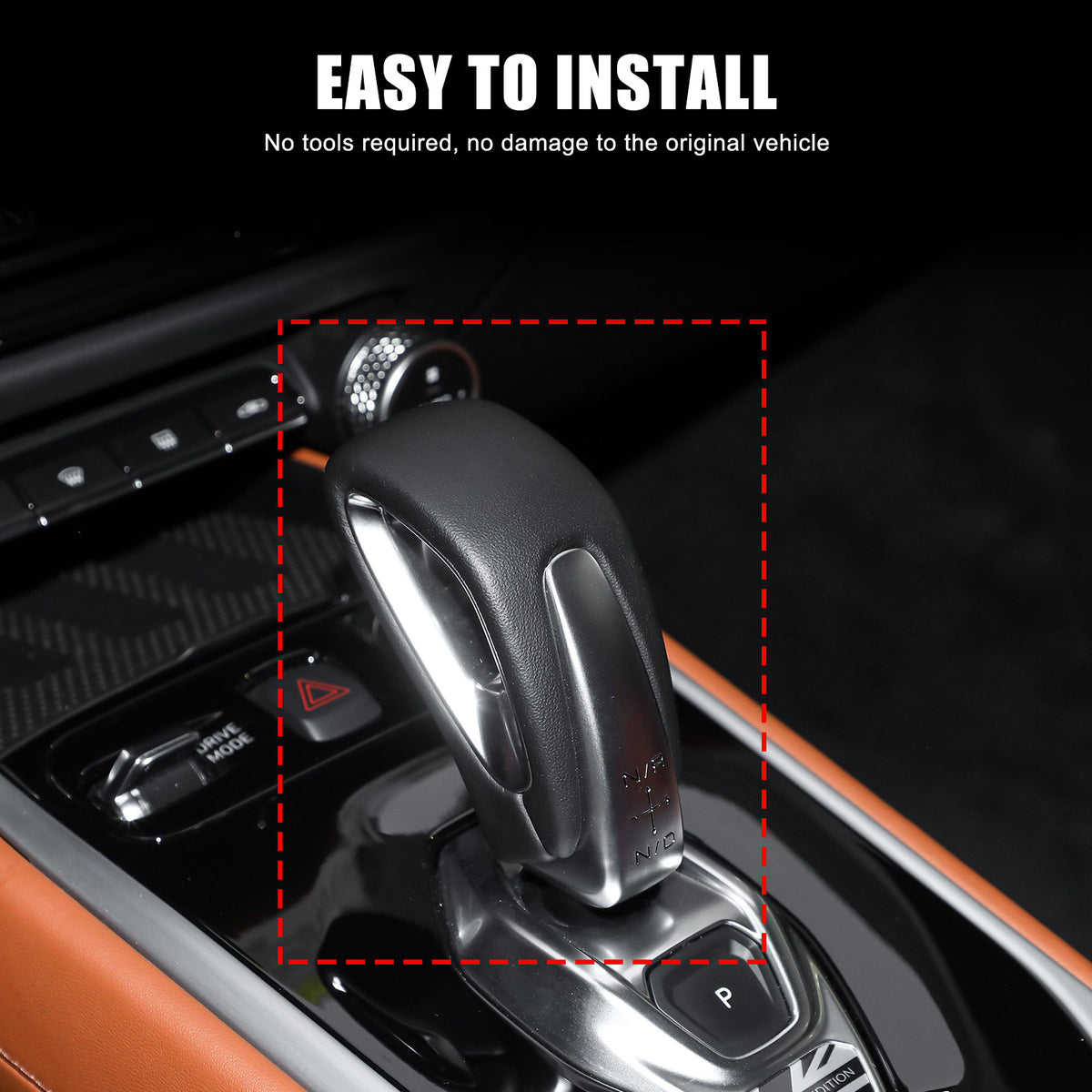 Real Carbon Fiber Gear Shift Knob Head Cover Trim Cap For Lotus EMIRA 2022-2025 11
