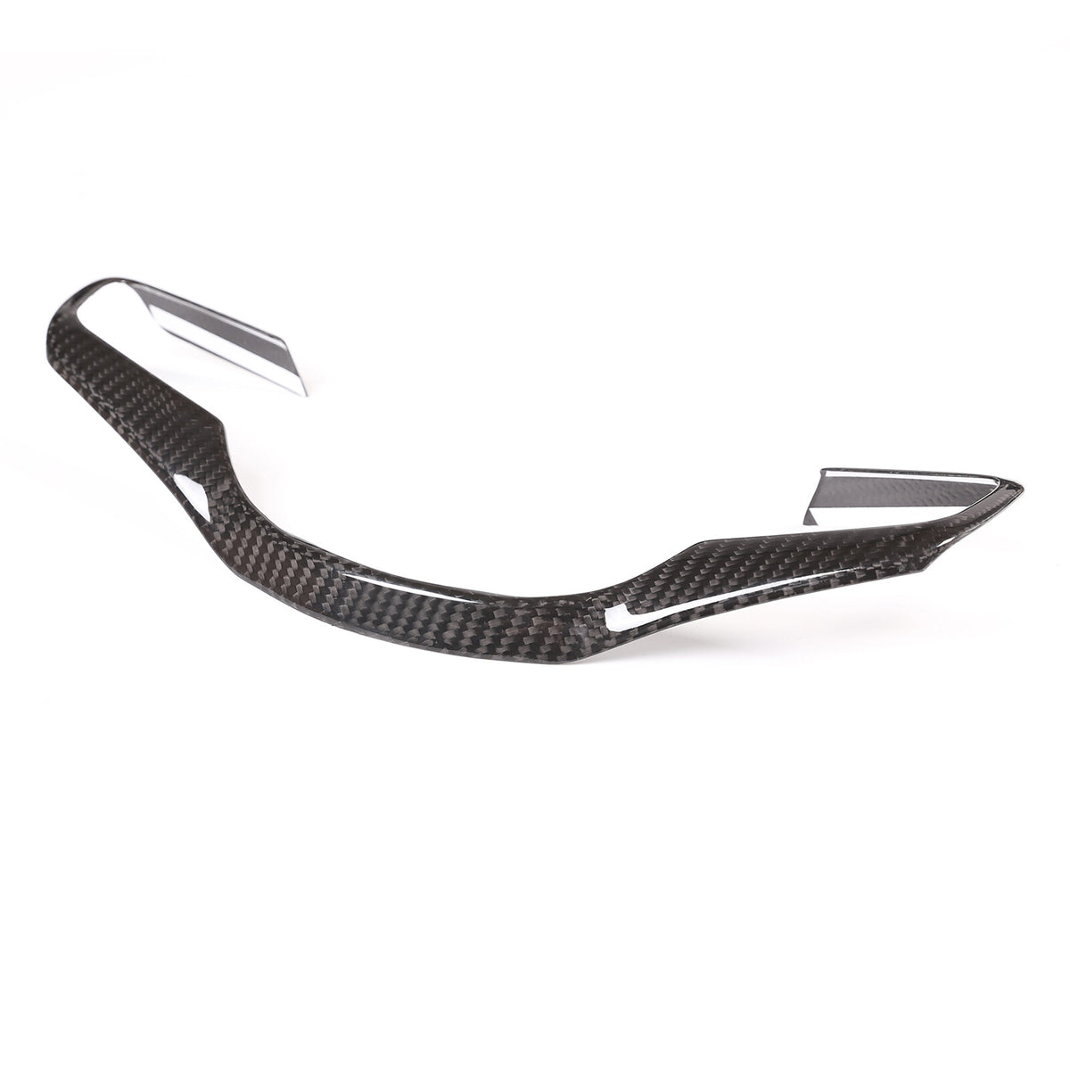 For Jaguar F-Type Carbon Fiber Steering Wheel Button Frame Cover Trim 2015-2021 14