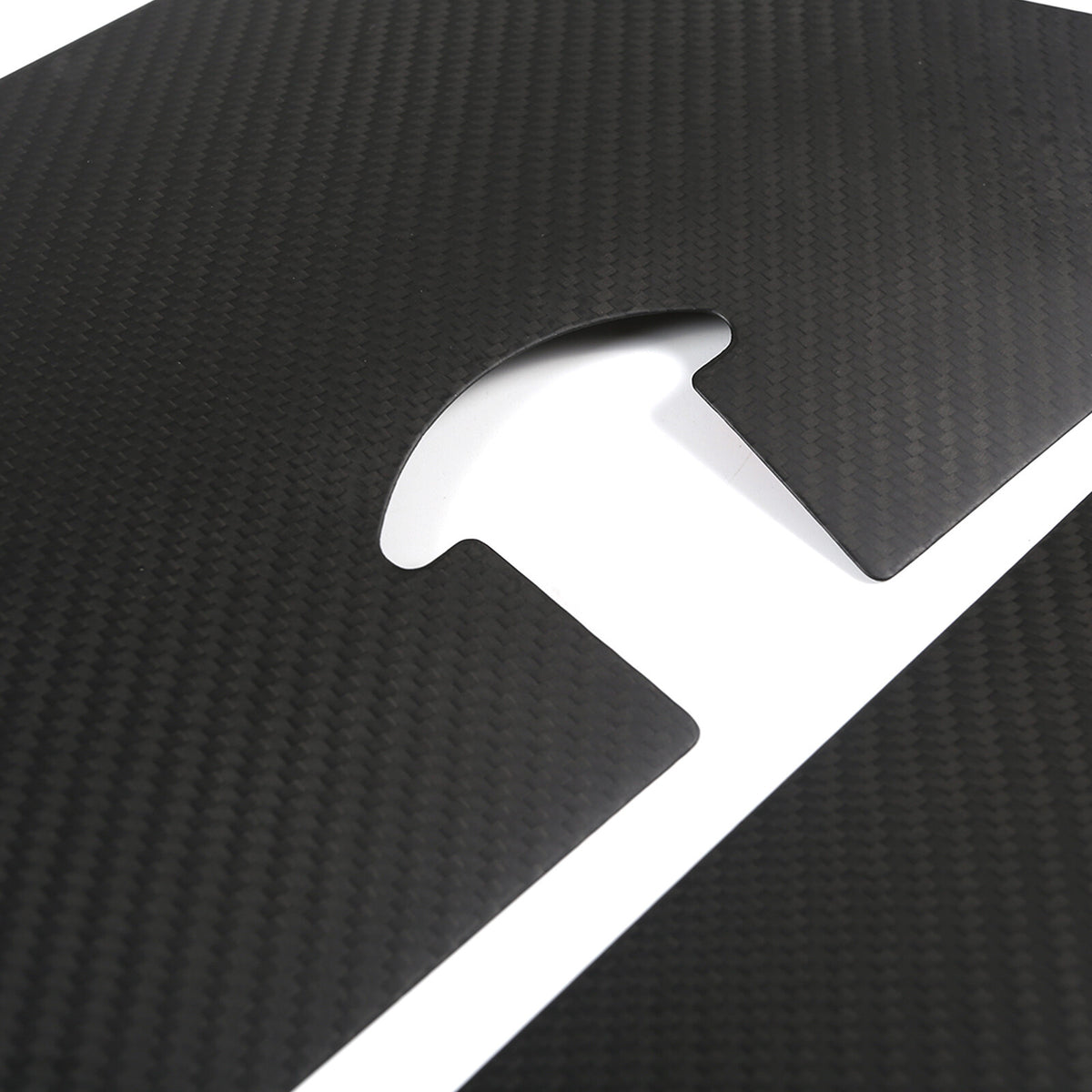 Matte Real Carbon Fiber Engine hood Protection Cover Trim for corvette C6 05-13 9