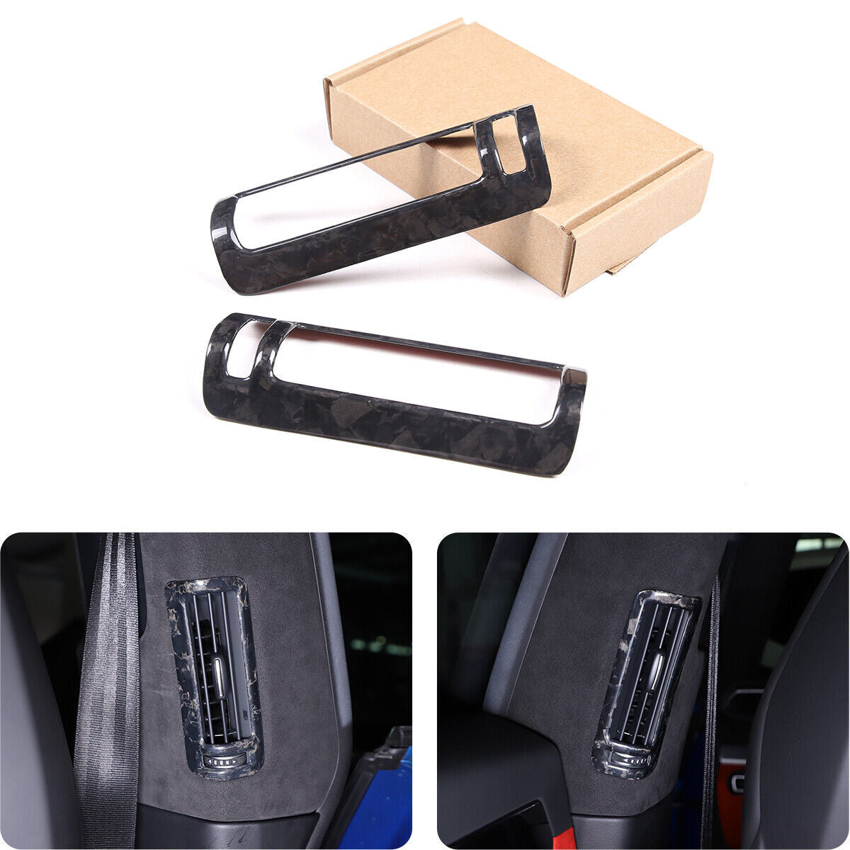 Forged Real Carbon fiber Interior Trim Kit Set For Lamborghini URUS 2018-2023 5