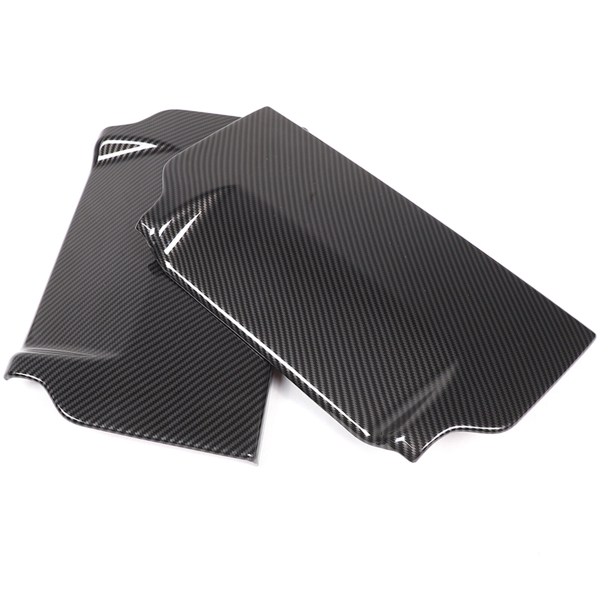 ABS Carbon Fiber Seat Back Anti-kick Panel Trim Cover For Range Rover Vogue 18+ 7