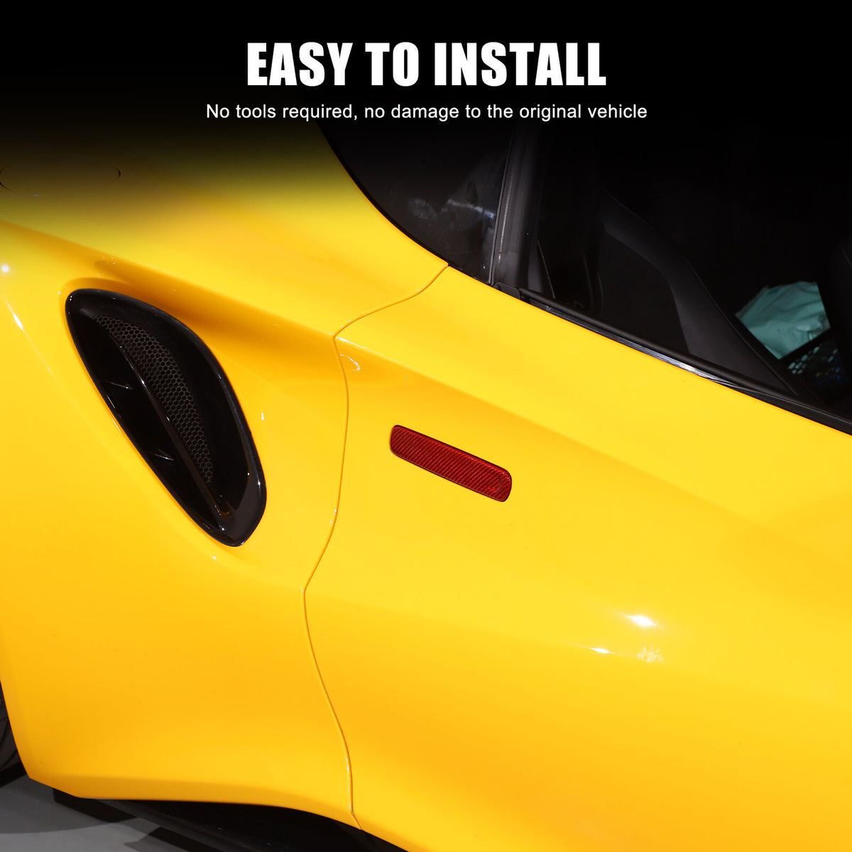 Red Real Carbon fiber Outside Door Handle Cover For Lotus EMIRA 2021-2025 12