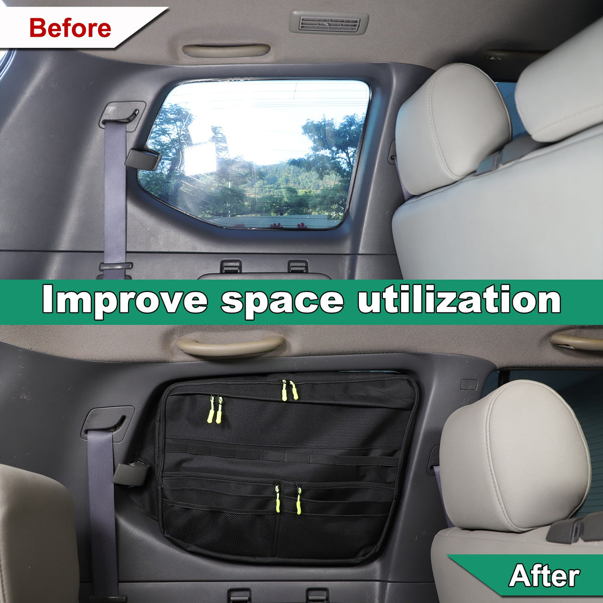 Left Side Rear Quarter Storage Bag For Toyota Land Cruiser Prado J120 03-09 US 14