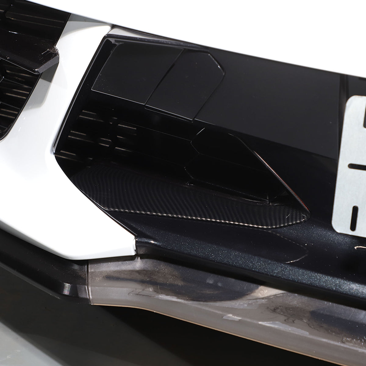 ABS Carbon Front Side Air Intake Vent Grille Cover Trim For Corvette C8 20+ 8