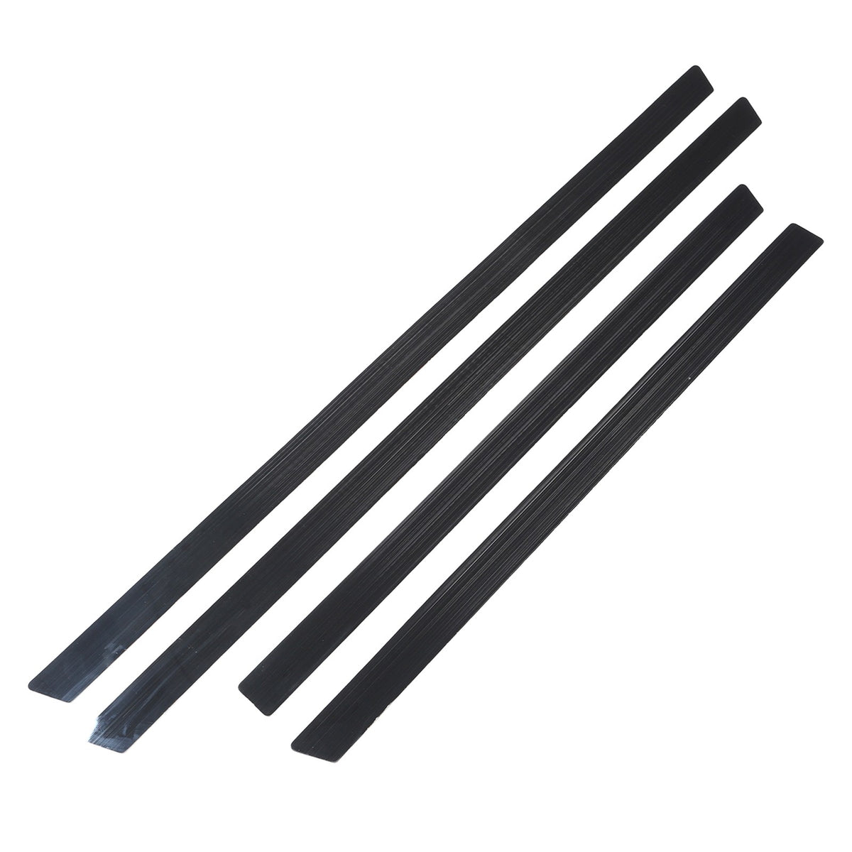 Black Titanium Stainless Steel Body Molding Trim Strips For Hummer H2 2003‑2009 13