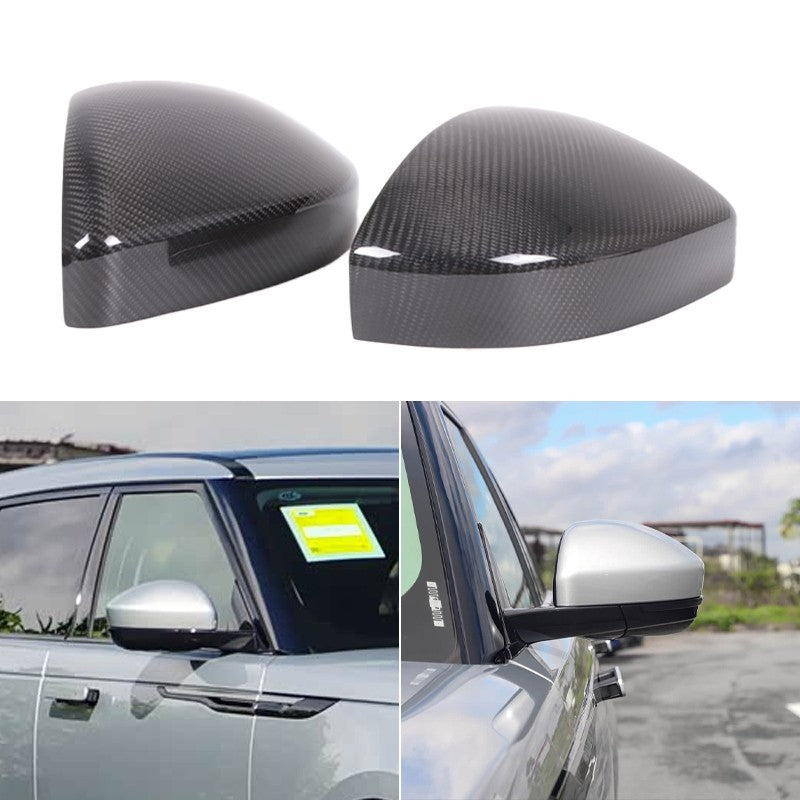 Real Carbon Fiber Side Mirror Cover For LR Range Rover Evoque 2014-2020 20