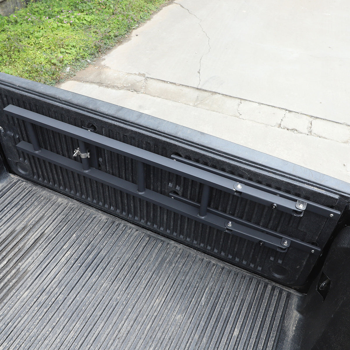 Black Alloy Truck Step Stair Tailgate Foot Ladder for TOYOTA TUNDRA 2007-2021 12