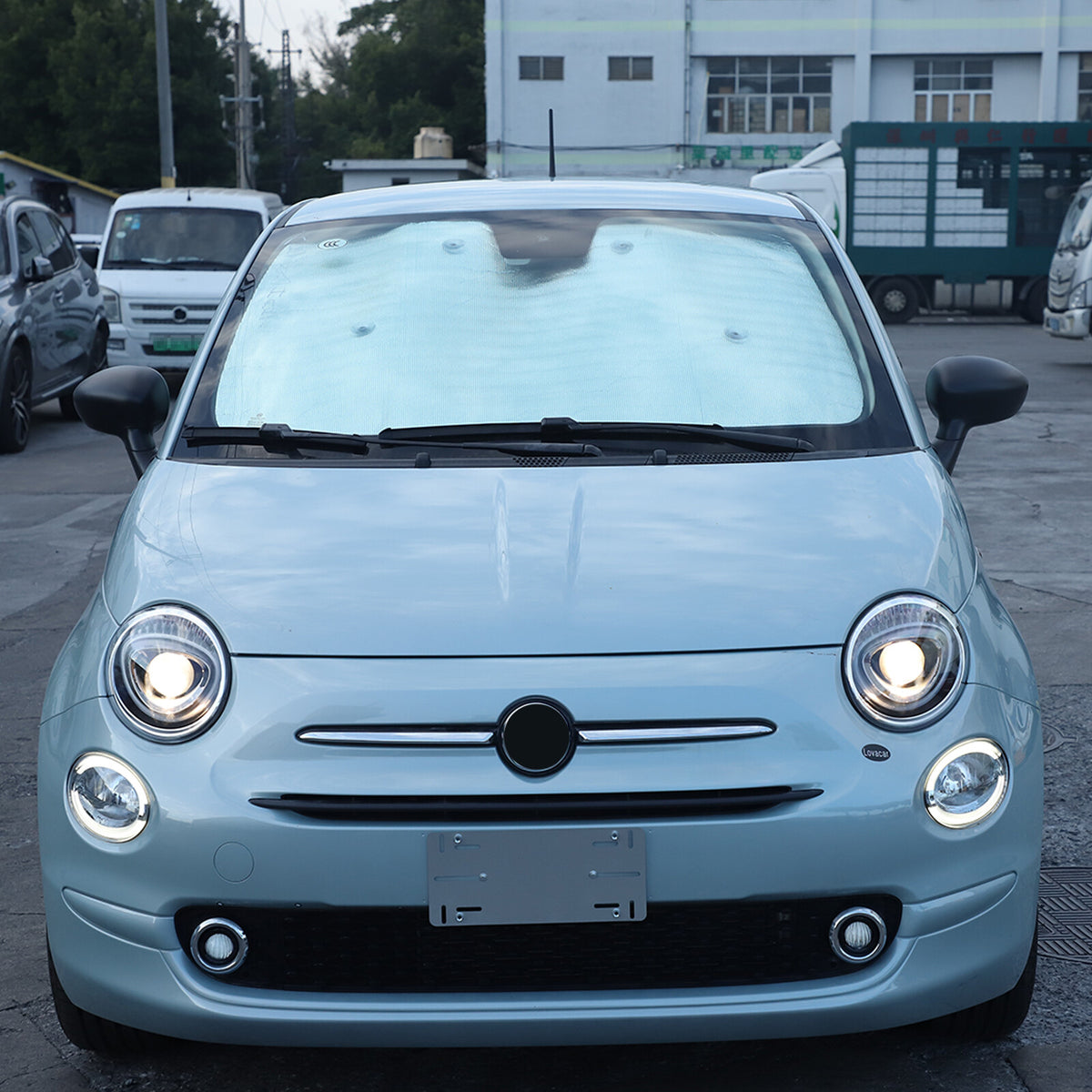 Full Side Window Sun Shield Privacy Sunshade 6pcs For Abarth 595 2011-2023 US 10