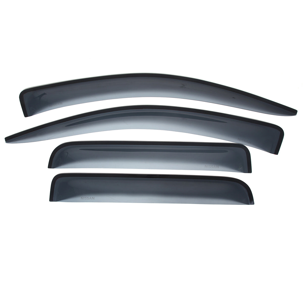 Black Window Rain Guards Visor Rain Guard Wind Deflectors For Nissan Titan 16-23 18