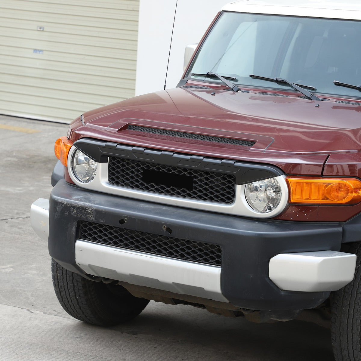 Matte Black ABS Front Grille Headlight Trim For Toyota FJ Cruiser 2007-2021 US 19