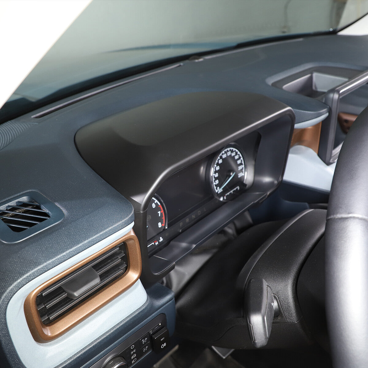 Matte Black Full Interior Set Panel Decor Cover Trim Kit For Ford Maverick 22-24 81