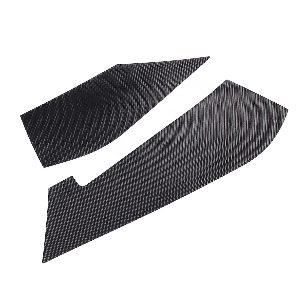 2PCS Carbon Fiber Interior Door Panels Sticker Trim For Corvette C7 2014-2019 US 9