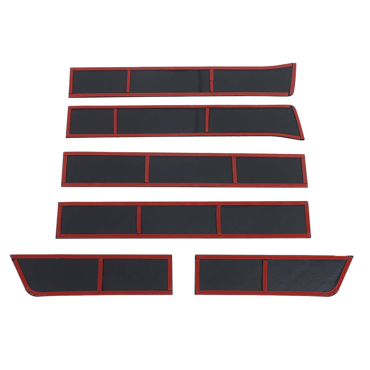 Black Alloy Car Body Door Side Molding Trim For Toyota FJ Cruiser 2007-21 22
