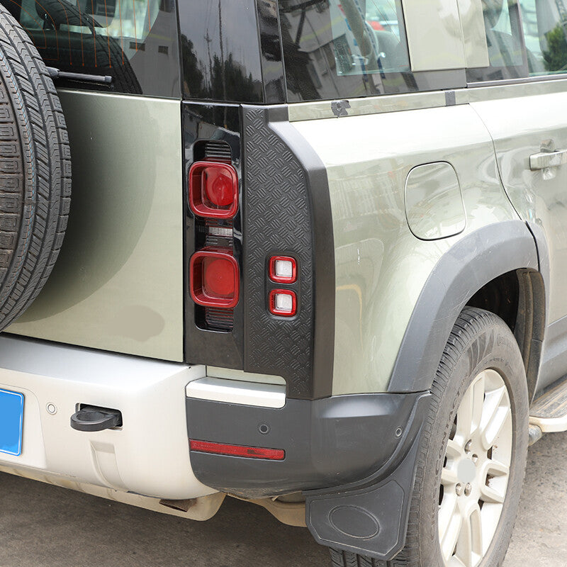 Rear Tail Light Cover Trim For Land Rover Defender 90 110 2020-23 Gloss Black US 15