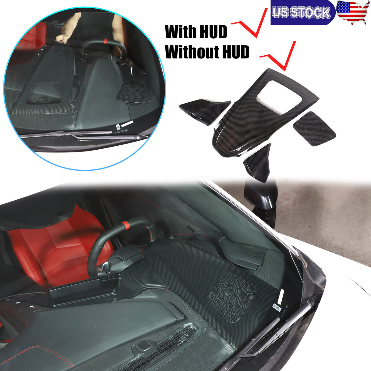 Carbon Fiber ABS Interior Full Decor Cover Trim Kit For Corvette C8 2020-2025 - Styles 36-40 6