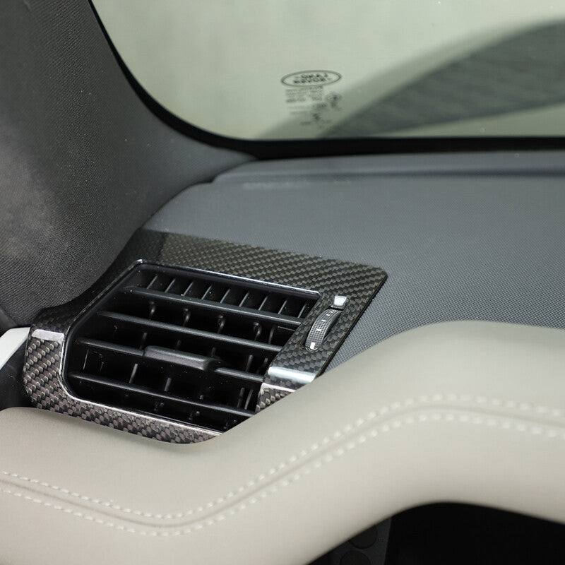 Real Carbon Fiber Side Air Vent Outlet Cover For Land Rover Defender 2020-23 7