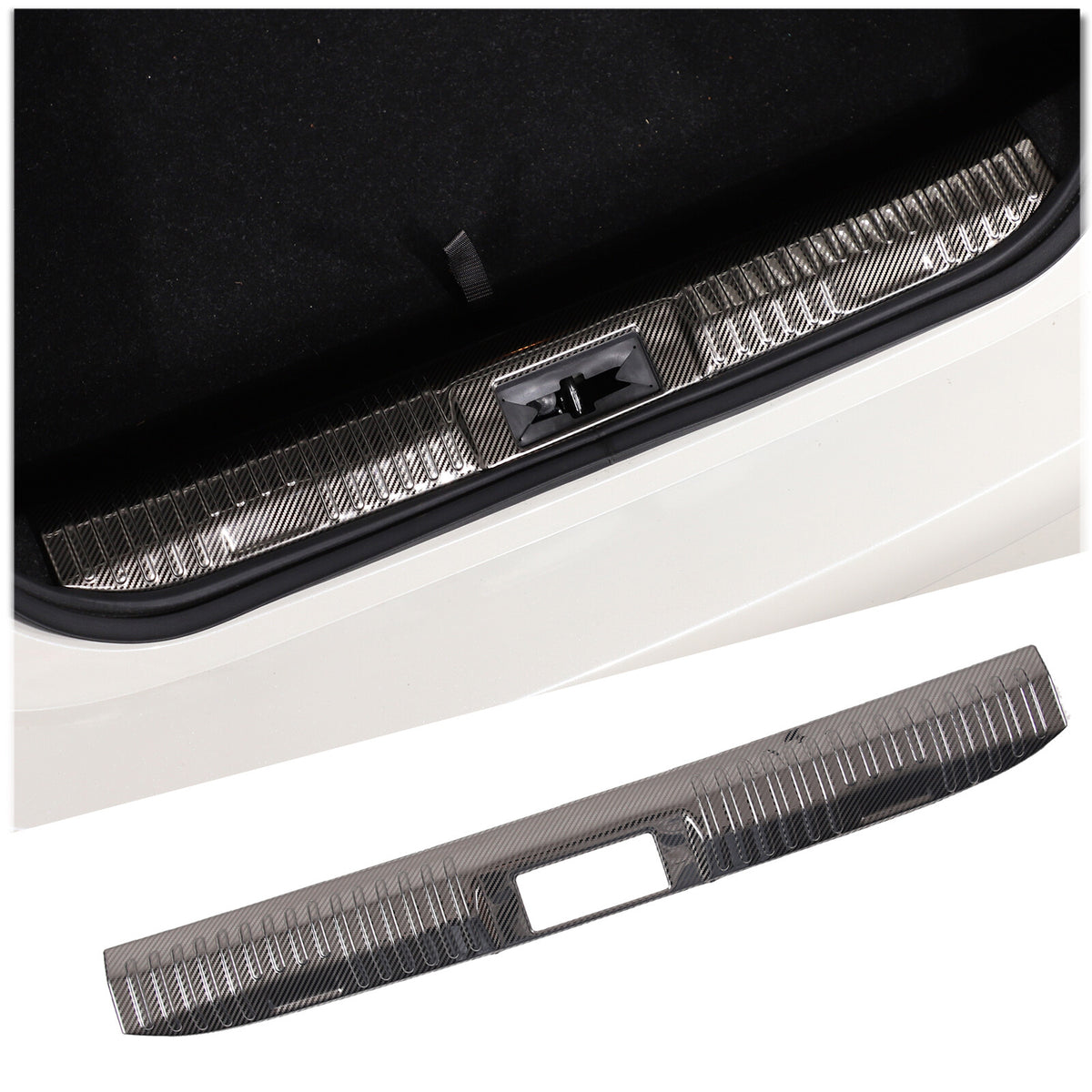 Stainless Steel Carbon Rear Bumper Cover Protector For Toyota 86/Subaru BRZ US 2