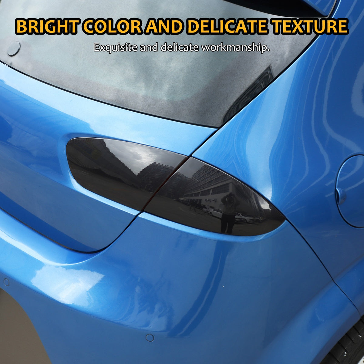 Transparent Gray Smoked Tail Light Trim Cover For Seat Leon MK2 1P1 2008-2012 8
