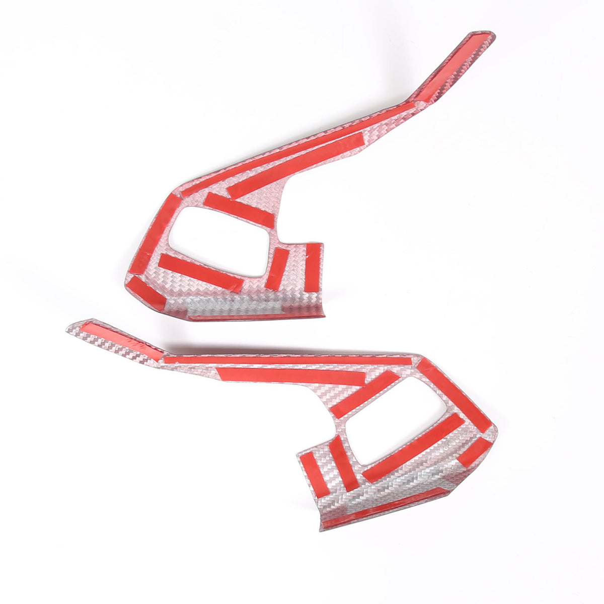 Red Real Carbon Fiber Full Interior Set Decor Trim Kit for Corvette C8 20-25 - Styles 56-60 34
