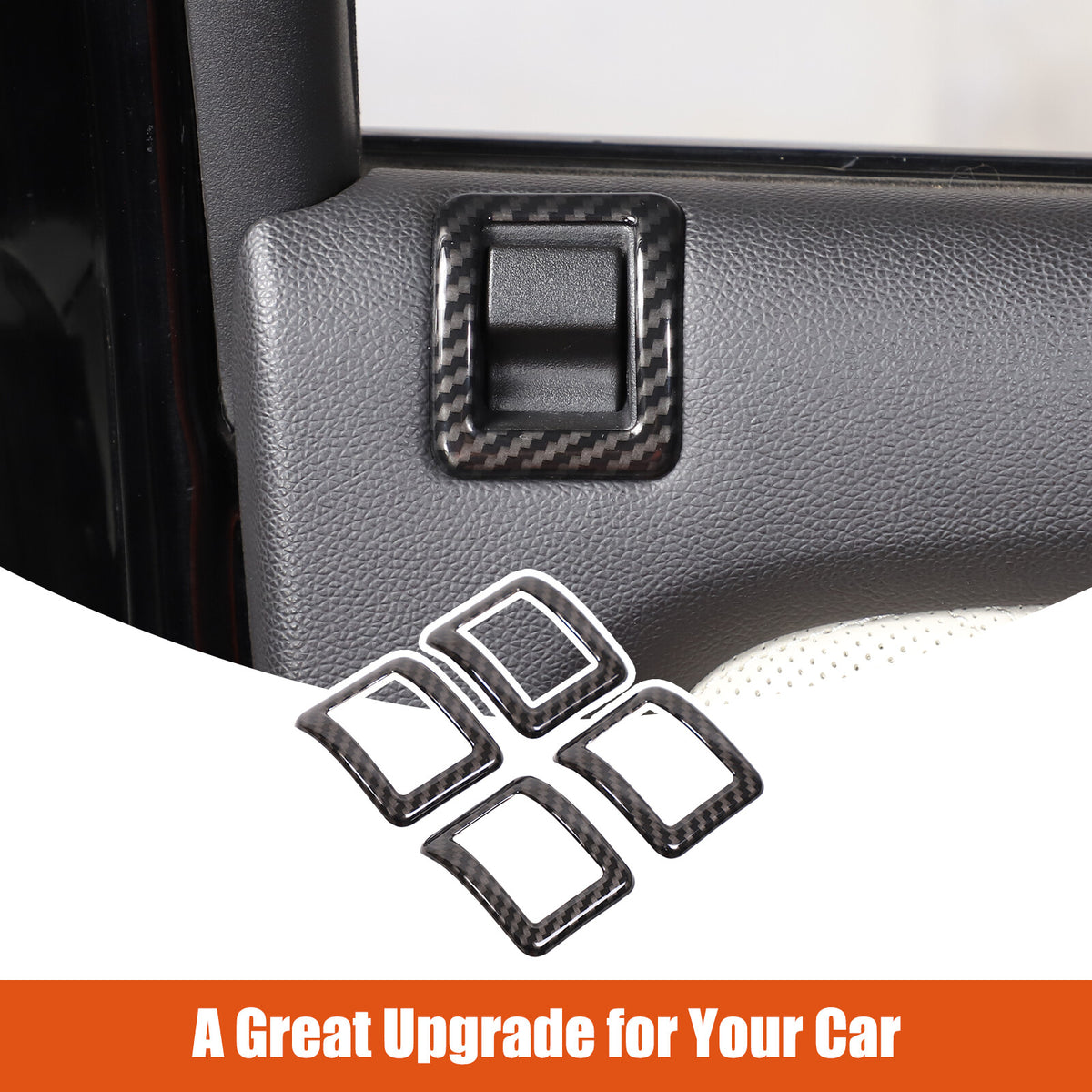ABS Carbon Fiber Interior Decor Trim Cover For Cadillac Escalade 2007-14 2