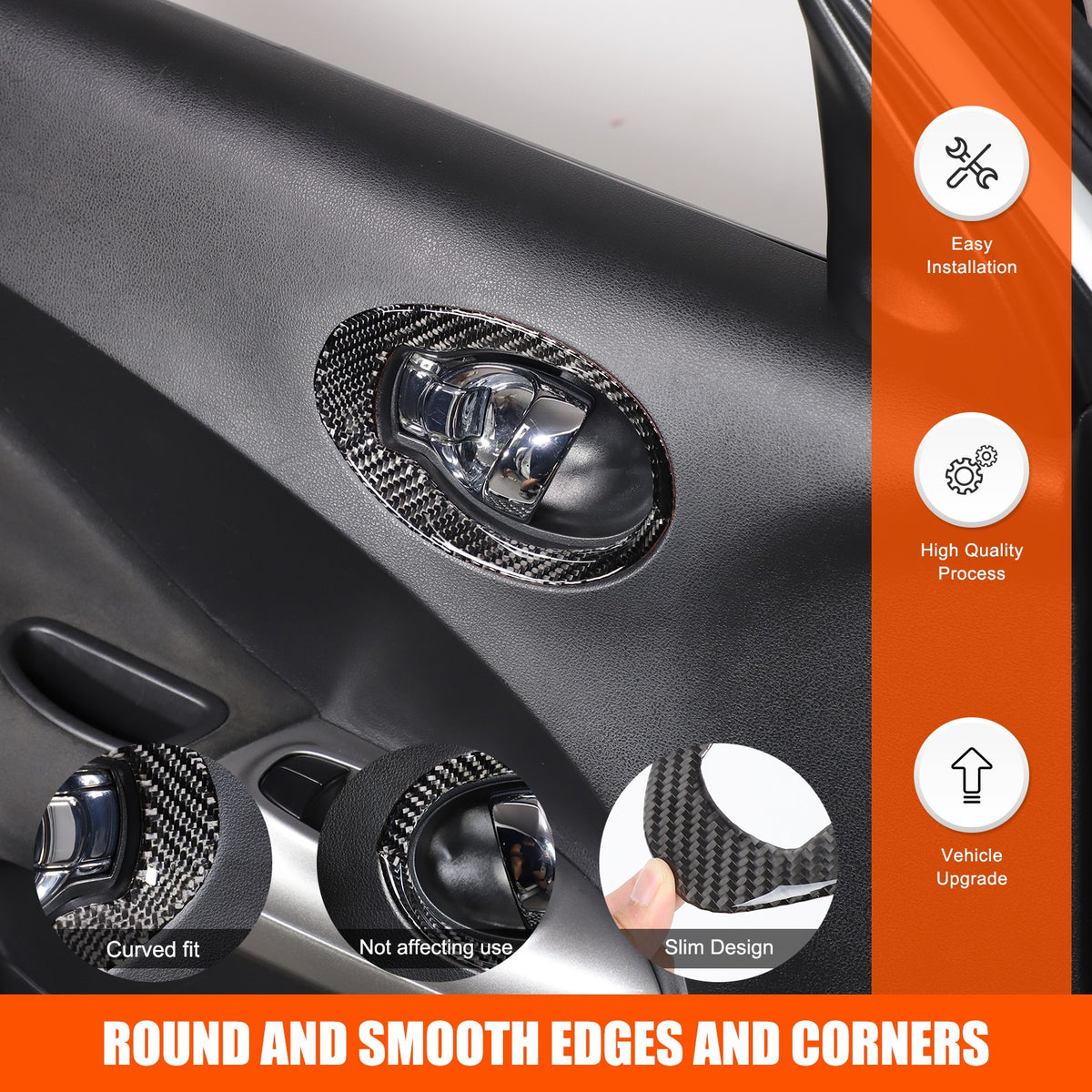 Soft Carbon Fiber Interior Center Console trim Sticker For Nissan Juke 2011-2019 24