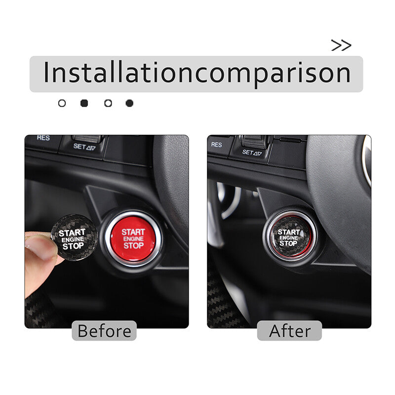 Real Dry Carbon Fiber Interior Center Console trim Kit For Alfa Romeo Tonale 23+ - Variants 11-12 21