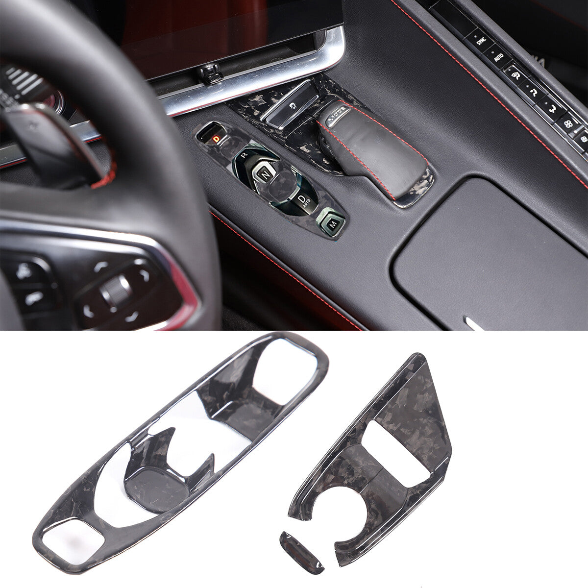 Forged Console Transmission Control Gear Selector For C8 Corvette Z06 Z51 20-25 1