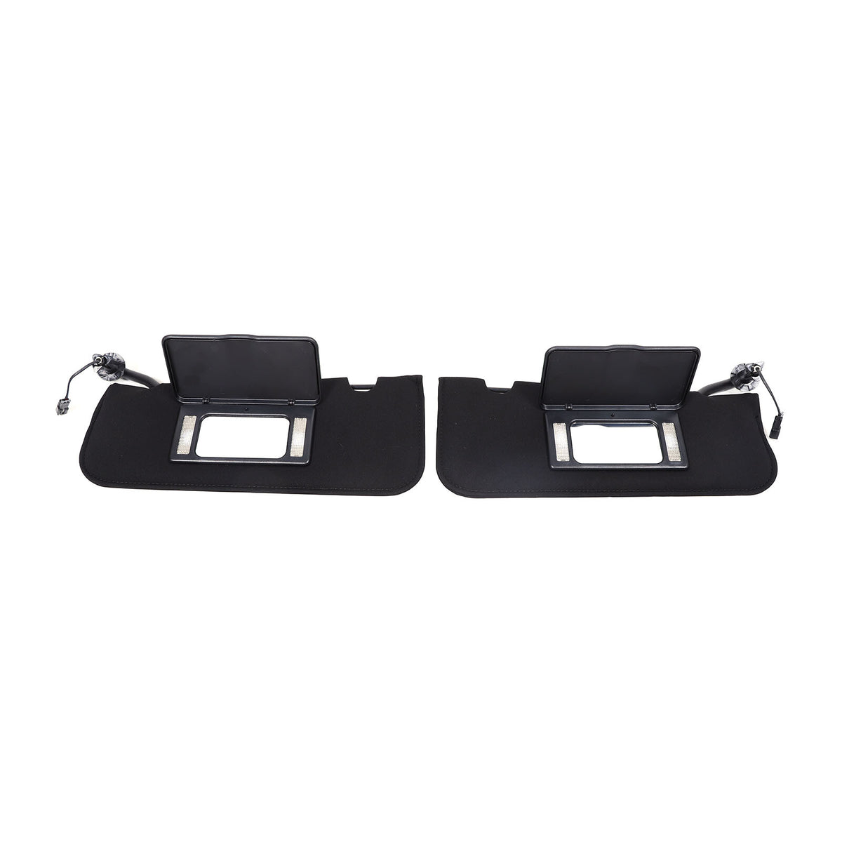 For Corvette C6 Sun Visors Sunvisor with Vanity Mirrors Pair with LED 2005-2013 1